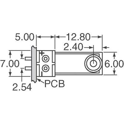 Vibration, Acceleration Sensor Voltage Through Hole PC Pins - 2