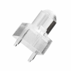 Light Pipe Single Clear Rigid Board Mount, Press Fit - Bivar Inc.