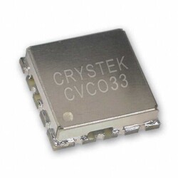 130MHz Center Frequency 0 V ~ 5 V Voltage Controlled Oscillator 0 ±3 dBm -10 2nd Harmonic Typ (dBc) - Crystek Corporation (1)