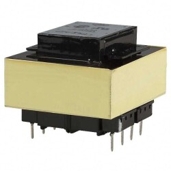Laminated Core 20VA Power Transformer 115V, 230V Primary Parallel 10V, Series 20V Secondary Parallel 2A, Series 1A Through Hole - Triad Magnetics