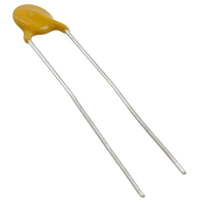1000 pF ±20% 500VAC Ceramic Capacitor Y5V (F) Radial, Disc - 1