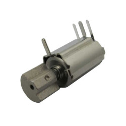 Brushed DC Motor Vibration, ERM (Haptic) 12000 RPM 3VDC - Vybronics Inc