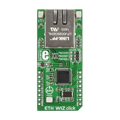 W5500 Ethernet Interface MikroBUS Click Platform Evaluation - 2