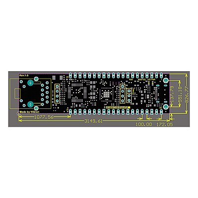 W5500-EVB-PICO-POE WIZnet - Raspberry Pi Pico RP2040 ARM® Cortex®-M0+ MCU 32-Bit Embedded Evaluation Board - 2