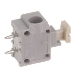 1 Position Wire to Board Terminal Block Horizontal with Board Through Hole - Amphenol Anytek