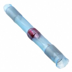 Wire to Wire Solder Sleeve Transparent - Blue 0.075