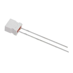 LED Circuit Board Indicator LED Circuit Board Indicator Single Red Diffused, Red 1.95V 20mA Rectangle with Flat Top 5.58mm x 3.18mm Through Hole - Kingbright