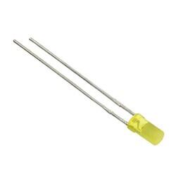 Yellow 588nm LED Indication - Discrete 2.1V Radial - 1
