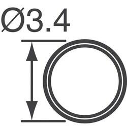 Yellow 588nm LED Indication - Discrete 2.1V Radial - 3