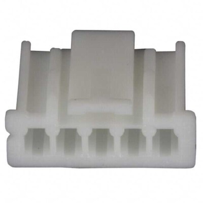 5 Rectangular Connectors - Housings Receptacle Natural 0.098