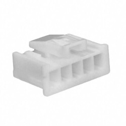 5 Position Rectangular Housing Connector Receptacle Natural 0.098