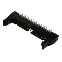Connector Header Through Hole, Right Angle 40 position 0.100