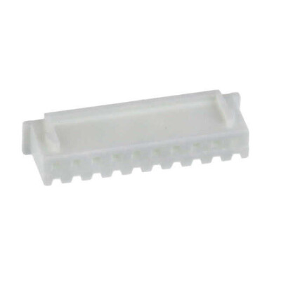 10 Position Rectangular Housing Connector Receptacle Natural 0.098