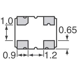 14.7456 MHz XO (Standard) CMOS Oscillator 3.3V Enable/Disable 4-SMD, No Lead - 4