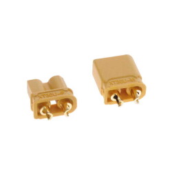 High Quality Gold Plated XT30 Male & Female Bullet Connector - DFRobot