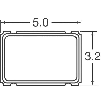 50MHz XO (Standard) HCMOS, TTL Oscillator 3.3V Enable/Disable 4-SMD, No Lead - 2