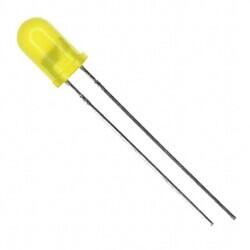 Yellow 588nm LED Indication - Discrete 2.4V Radial - 1