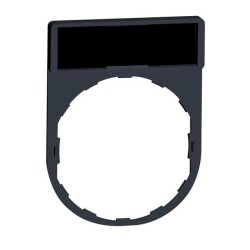 Harmony XB4, Legend holder 30 x 40mm, plastic, with legend 8x27mm, unmarke - Schneider Electric