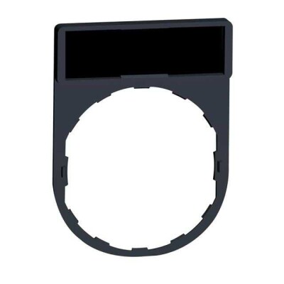 Harmony XB4, Legend holder 30 x 40mm, plastic, with legend 8x27mm, unmarke - 1
