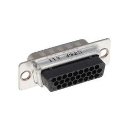 Plug for Male Contacts Housing D-Sub, High Density Connector 26 Position - ITT Cannon, LLC (1)