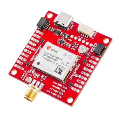ZED-X20P GNSS (Beidou, Galileo, GPS, NavIC, QZSS) RF Qwiic Platform Evaluation Expansion Board - 1