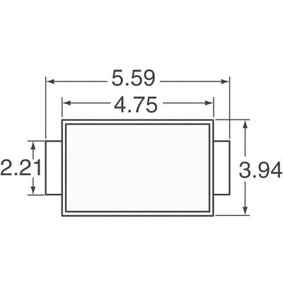 Zener Diode 10 V 5 W ±5% Surface Mount DO-214AA (SMB) - 2