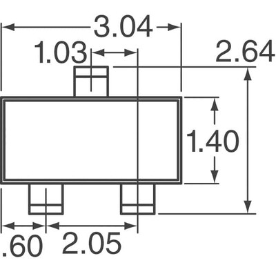 Zener Diode 10V 350mW ±6% Surface Mount SOT-23 - 2