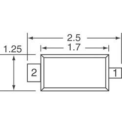 Zener Diode 11V 200mW ±2.5% Surface Mount SMini2-F5-B - 2