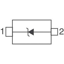 Zener Diode 11V 200mW ±2.5% Surface Mount SMini2-F5-B - 3