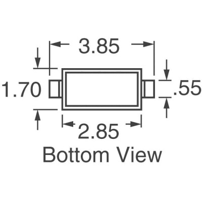 Zener Diode 4.3 V 500 mW ±7% Surface Mount SOD-123 - 2