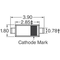 Zener Diode 8.7V 500mW ±5% Surface Mount SOD-123 - 2