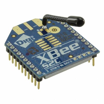 802.15.4 Zigbee® Transceiver Module 2.4GHz Integrated, Wire Antenna Through Hole - 1