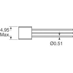 Bipolar (BJT) Transistor NPN 60V 2A 175MHz 1W Through Hole E-Line (TO-92 compatible) - 3