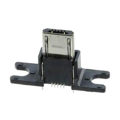 USB - micro B USB 2.0 Plug Connector 5 Position Surface Mount, Through Hole - 1